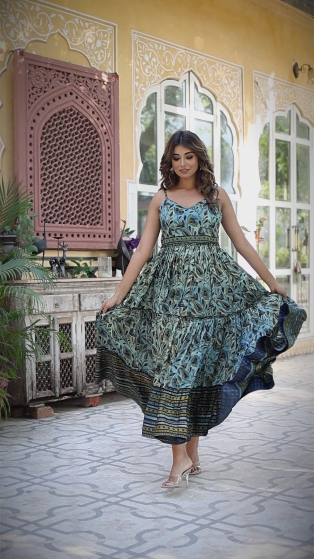 Matti - Strap Tier Dress (Indigo)